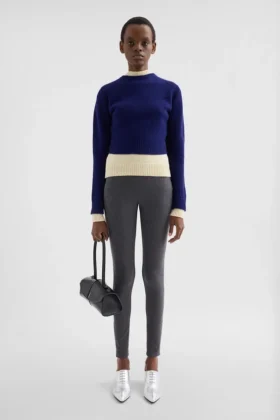 Wool Mock-Neck Sweater