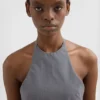 Wool Poplin Halter Top