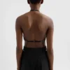 Wool Poplin Halter Top