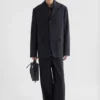 Wool Poplin Tailored Jacket