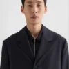 Wool Poplin Tailored Jacket