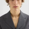 Wool Poplin Tailored Jacket