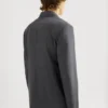 Wool Poplin Tailored Jacket