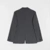 Wool Poplin Tailored Jacket