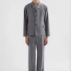 Wool Poplin Trousers
