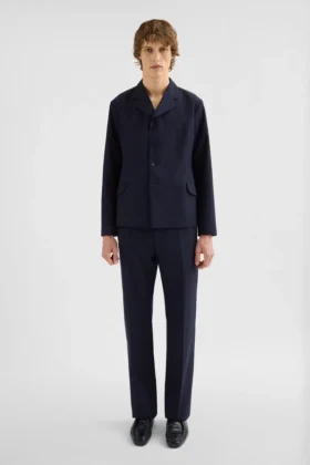 Wool Poplin Trousers