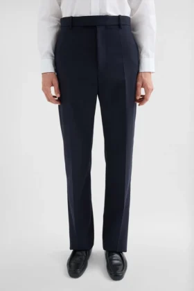 Wool Poplin Trousers
