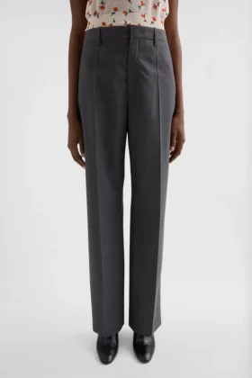 Wool Poplin Trousers