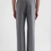 Wool Poplin Trousers