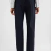 Wool Poplin Trousers