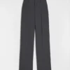 Wool Poplin Trousers
