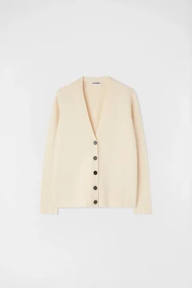 Wool V-Neck Cardigan